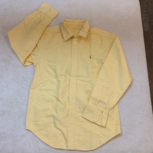 Ralph Lauren yellow long sleeved shirts